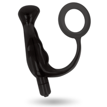 ADDICTED TOYS Vibratore prostatico nero 10 cm – Massaggiatore ergonomico per il piacere maschile