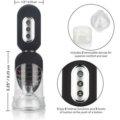 CALEXOTICS Ottieni il set di pompa per la testa dura - Pompa automatica per un'esperienza di piacere migliorata