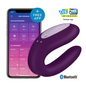 Comprar Satisfyer Double Joy Con App Morado – Estimulador Ergonómico Para Placer Personalizado-Noxtic