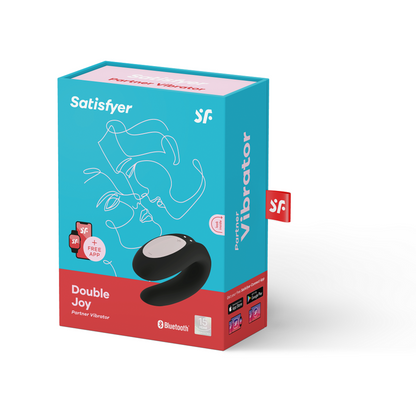 Comprar Satisfyer Double Joy Con App Morado – Estimulador Ergonómico Para Placer Personalizado-Noxtic