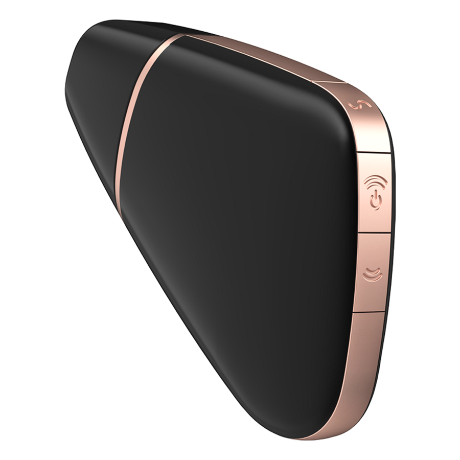 SATISFYER LOVE TRIANGLE STIMULATOR AND VIBRATOR - WHITE