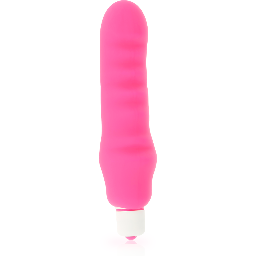 Vibratore DOLCE VITA Genius Pink – Vibratore medico ricaricabile in silicone ipoallergenico per il benessere sessuale