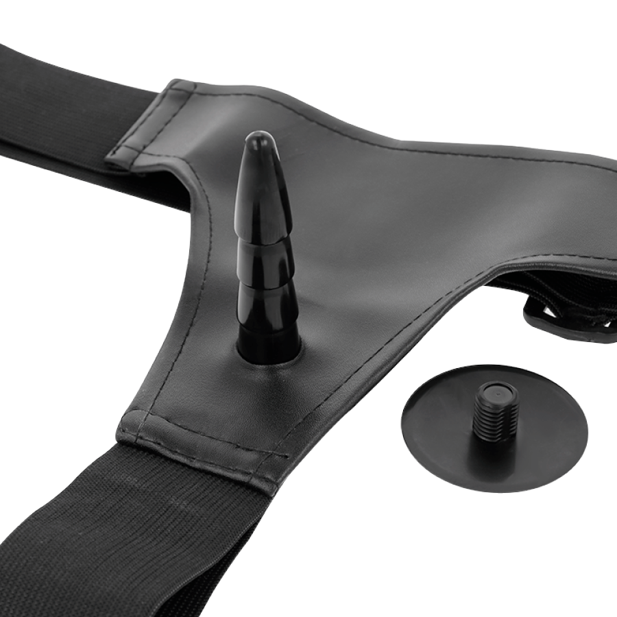 HARNESS ATTRACTION - ARNÉS WALTER CON VIBRACIÓN 15.5 CM -O- 3.7 CM-HARNESS ATTRACTION-Noxtic