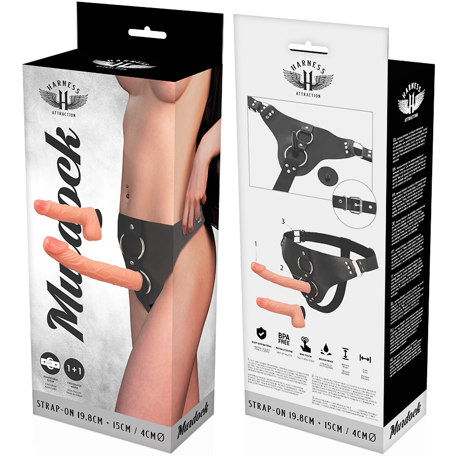 HARNESS ATTRACTION - ARNÉS MURDOCK 19.8 + 15 CM -O- 4 CM-HARNESS ATTRACTION-Noxtic