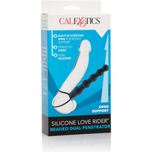 CALEXOTICS Beaded Dual Penetrator – Giocattolo sessuale in silicone medico per un piacere sensazionale