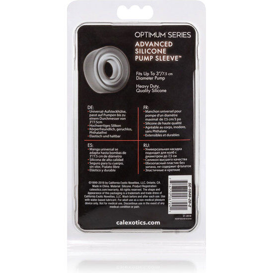 CALEXOTICS Manicotto di ricambio grigio per lo sviluppatore – Accessorio in silicone per comfort e piacere intimo