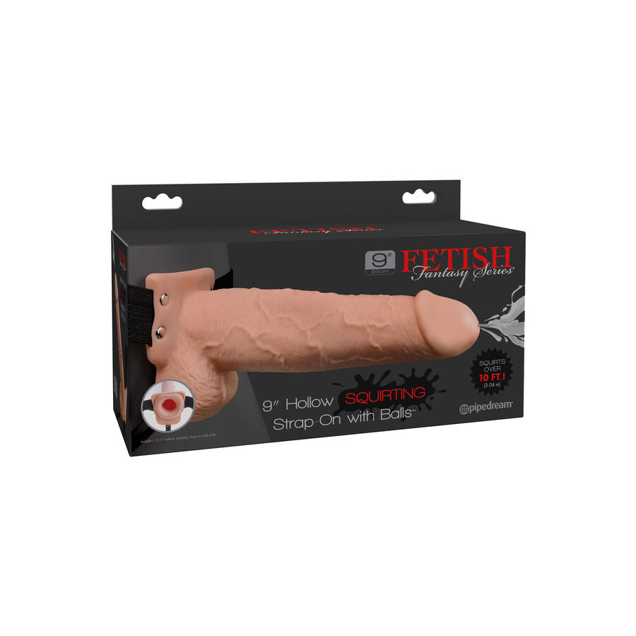 FETISH FANTASY SERIES - ARNÉS CON PENE REALÍSTICO EYACULADOR 22,9CM-FETISH FANTASY SERIES-Noxtic