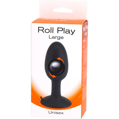 SEVEN CREATIONS Roll Play Plug Grande – Plug Anal De Silicona Con Acabado Liso Y Sedoso