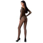 Comprar PASSION Woman BS077 Bodystocking Talla Única Negro – Diseño Elegante Para Realzar La Silueta Femenina-Noxtic