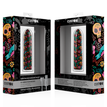 CUSTOM BULLETS - SKULL RECHARGEABLE BULLET 10 INTENSITIES