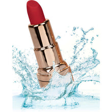 Rossetto ricaricabile CALEXOTICS Hide &amp; Play Bullet Red – Design discreto con libertà sensoriale