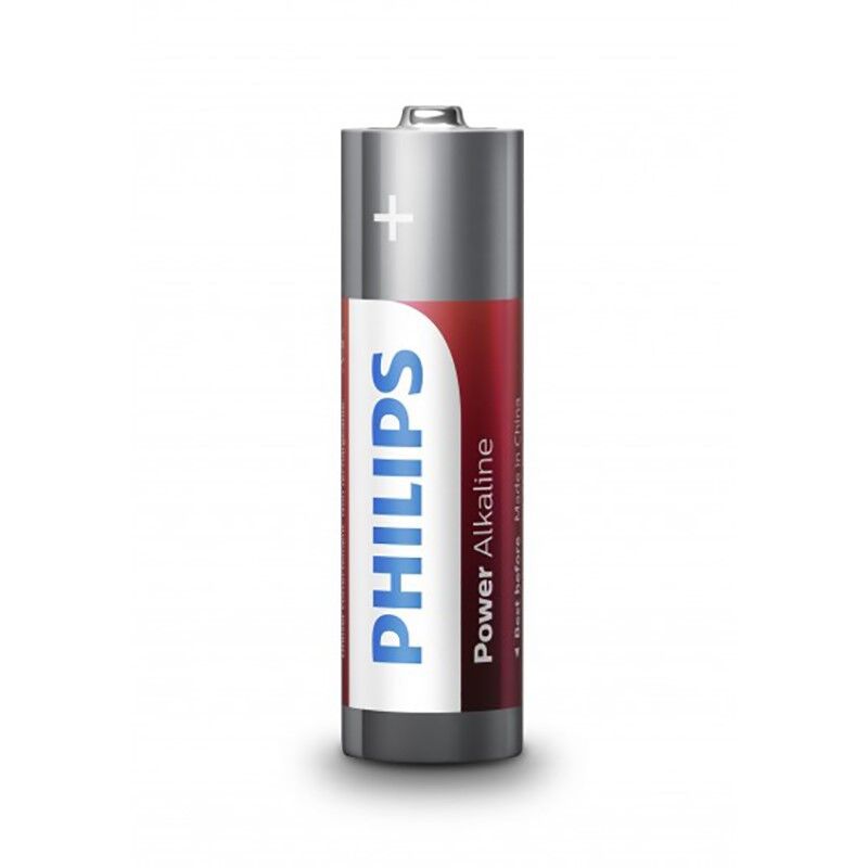 PHILIPS - POWER ALKALINE PILA AA LR6 BLISTER*4-PHILLIPS-Noxtic