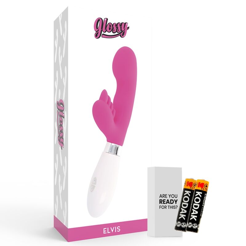 GLOSSY Rabbit Elvis Rosa – Juguete Erótico Con Diseño Ergonómico Y 10 Funciones De Vibración