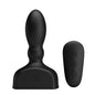 MR PLAY - BLACK INFLATABLE ANAL PLUG WITH REMOTE CONTROL