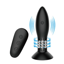 MR PLAY Plug con sfere rotanti Nero – Stimolatore telecomandato per sensazioni uniche