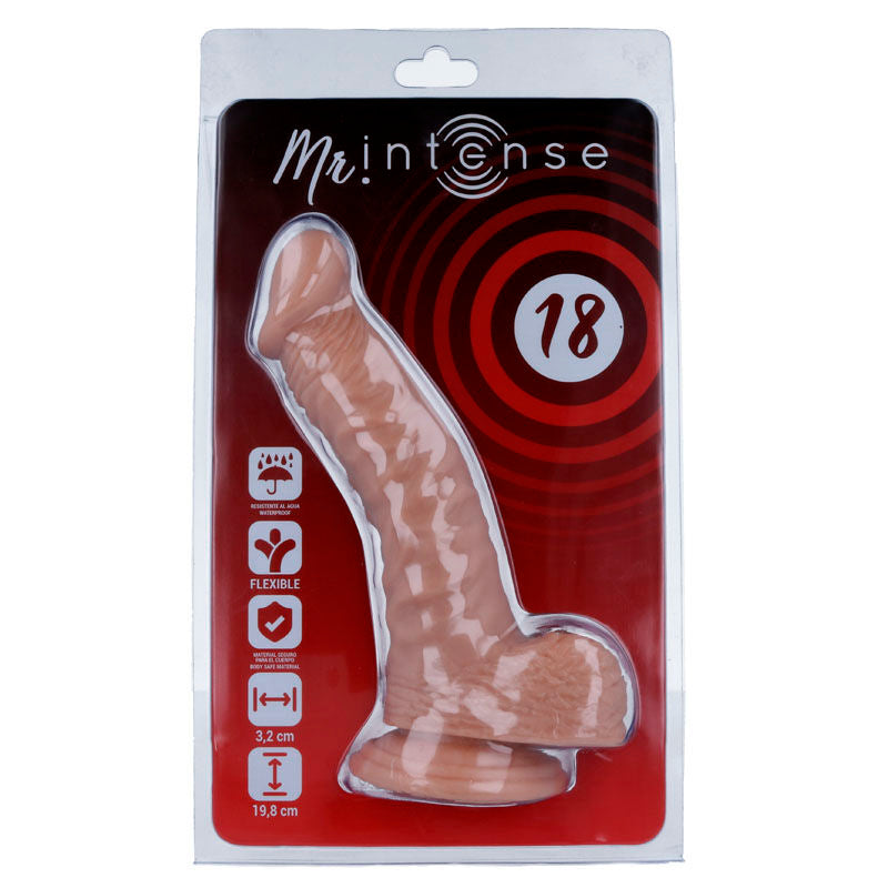 Mr Intense Dildo Realista 19.8 Cm – Tacto Suave Con Diseño Natural Para Placer Auténtico