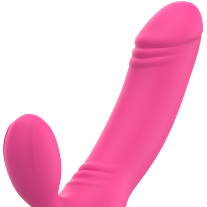 OHMAMA Bix Vibrador Doble Estimulación Xmas Edition Rosa – Diseño Elegante Para Experiencias Inolvidables