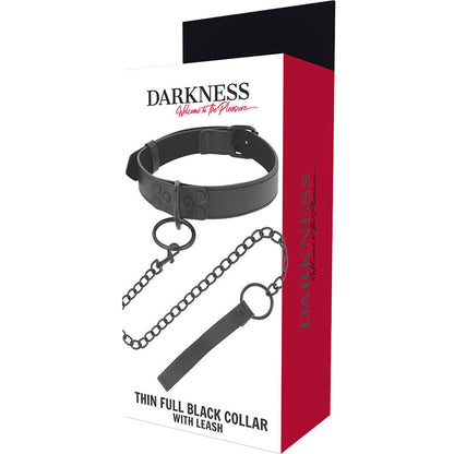 Collana con catena nera DARKNESS – Design elegante per esplorare il tuo stile e la tua libertà sensuale