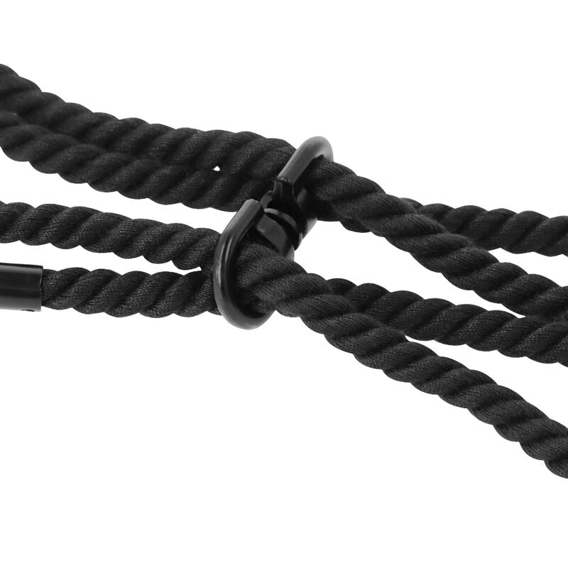DARKNESS - 100% COTTON ROPE HANDCUFFS OR ANKLES