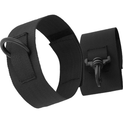DARKNESS Esposas Para Tobillos Nylon Negro – Accesorio Elegante Para Juegos De Sensaciones Seguras