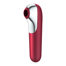 Satisfyer Dual Love Red – Vibratore e ventosa con design ergonomico e aria pulsata