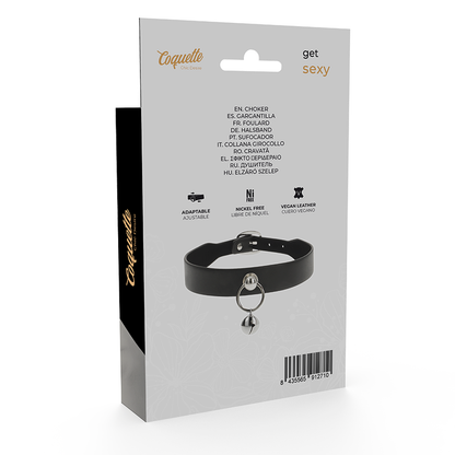 COQUETTE Chic Desire – Collar De Cuero Vegano Con Diseño Elegante Y Sofisticado