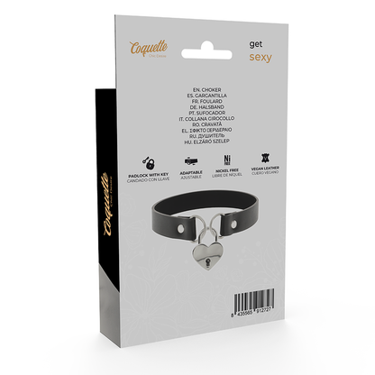 Comprar COQUETTE Chic Desire – Collar De Cuero Vegano Con Diseño Elegante Y Accesorio Exclusivo-Noxtic