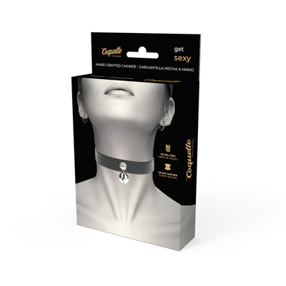 Coquette Chic Desire Collar Cuero Vegano – Accesorio Elegante Para Toque Sofisticado