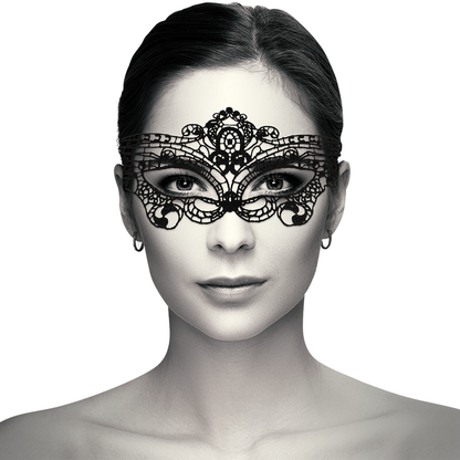 Comprar COQUETTE Antifaz Encaje Negro Fino – Diseño Elegante Para Crear Misterio En Tus Momentos De Bienestar-Noxtic