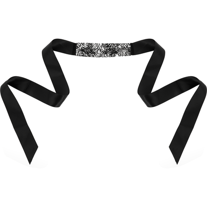 COQUETTE Chic Desire – Antifaz De Encaje Negro Con Diseño Elegante