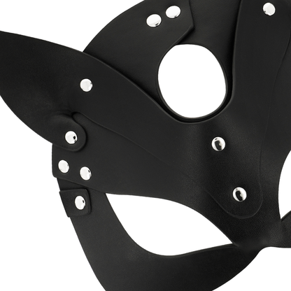 Comprar COQUETTE Chic Desire – Máscara De Cuero Vegano Con Diseño Elegante Y Orejas De Gato-Noxtic