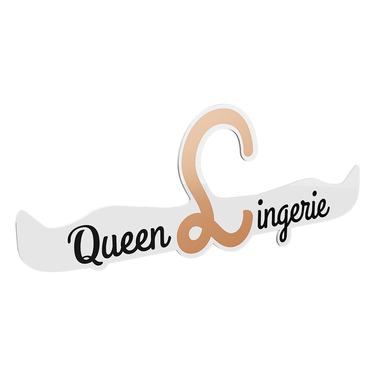 QUEEN LINGERIE - Gruccia per lingerie 27,5 cm - Elegante organizzazione per la tua lingerie