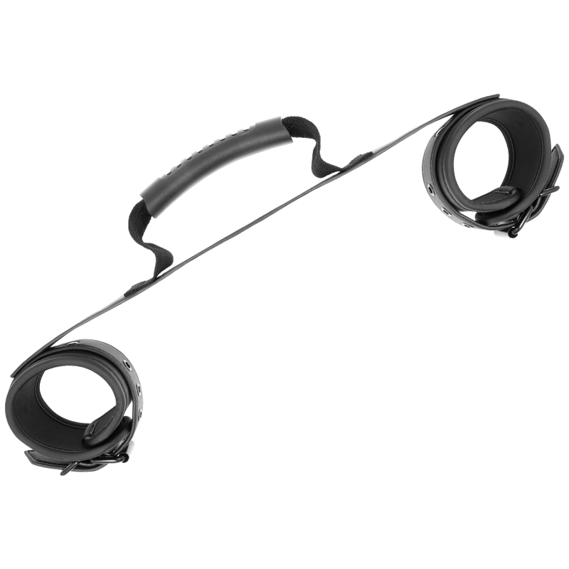 FETISH SUBMISSIVE - NOPRENE-LINED HANDCUFFS WITH PULL-DOWN