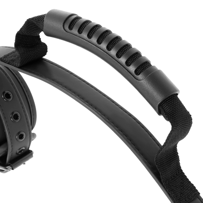 FETISH SUBMISSIVE - NOPRENE-LINED HANDCUFFS WITH PULL-DOWN