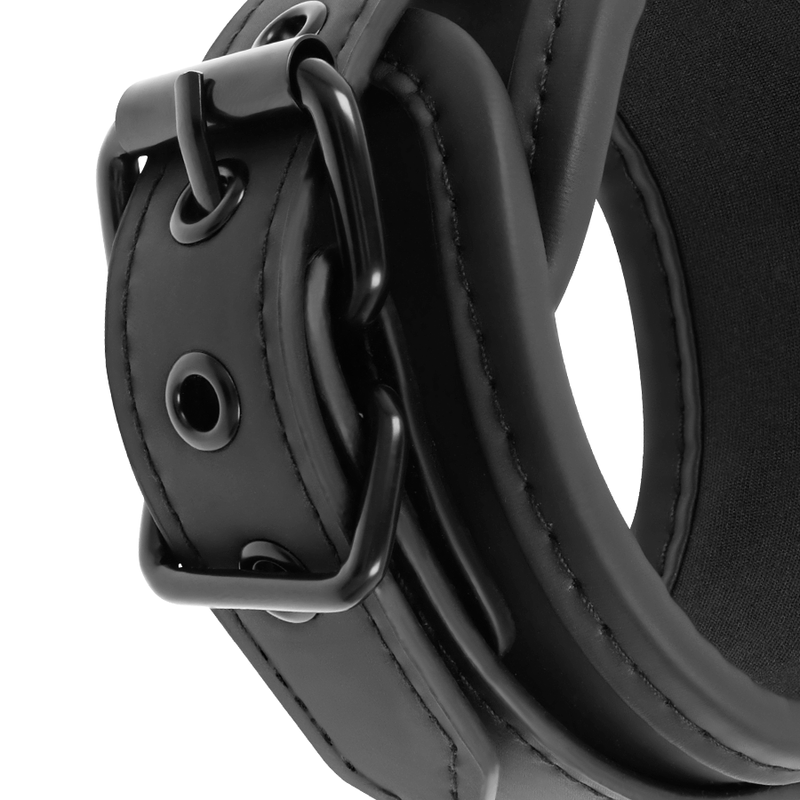 FETISH SUBMISSIVE - NOPRENE-LINED HANDCUFFS WITH PULL-DOWN