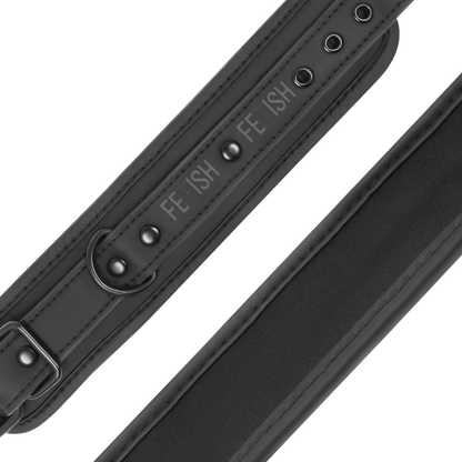 Comprar FETISH SUBMISSIVE Collar Y Esposas Cuero Vegano – Confortable Y Elegante Para Juegos De Dominación-Noxtic