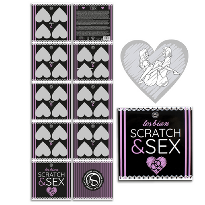 SECRETPLAY - SCRATCH &amp; SEX GAME COUPLES LESBIAN POSITIONS (ES/EN/FR/PT/DE)