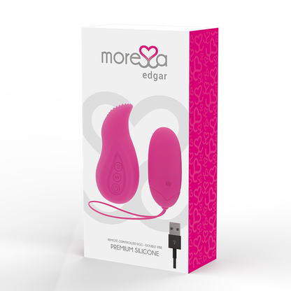 MORESSA Edgar Set Duo Huevo Remoto – Vibración Incorporada Con Silicona Médica Para Máxima Comodidad