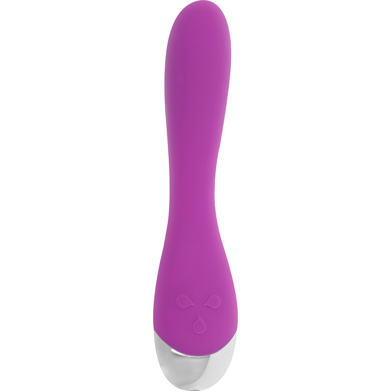 Vibratore OHMAMA Viola 20,5 cm - Stimolatore ricaricabile con 6 modalità e 6 velocità