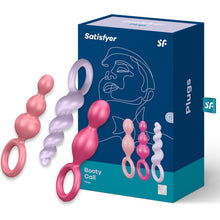 Satisfyer Set De Plugs Anales Tricolor – Diversión Sensorial En Tres Tamaños Diferentes