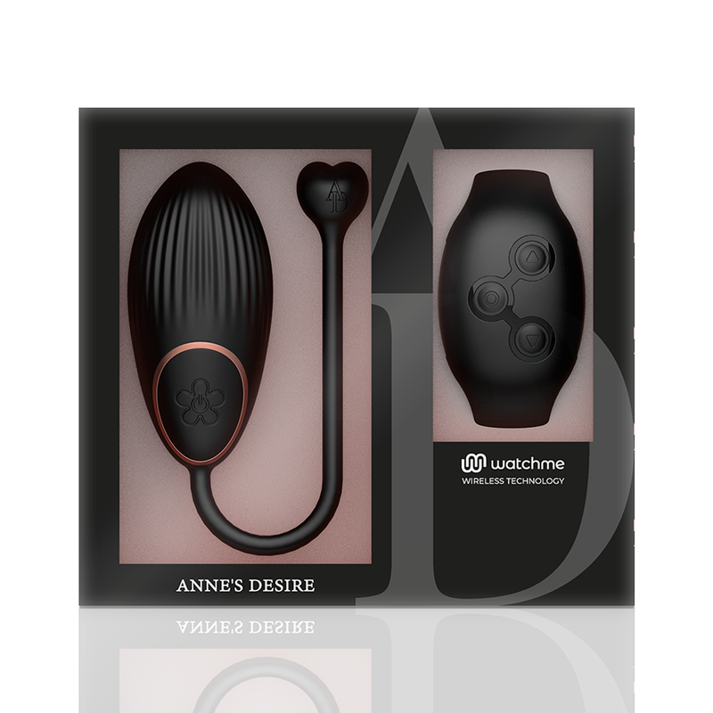 ANNE'S DESIRE Huevo Control Remoto Negro – Innovadora Tecnología Con Conexión App