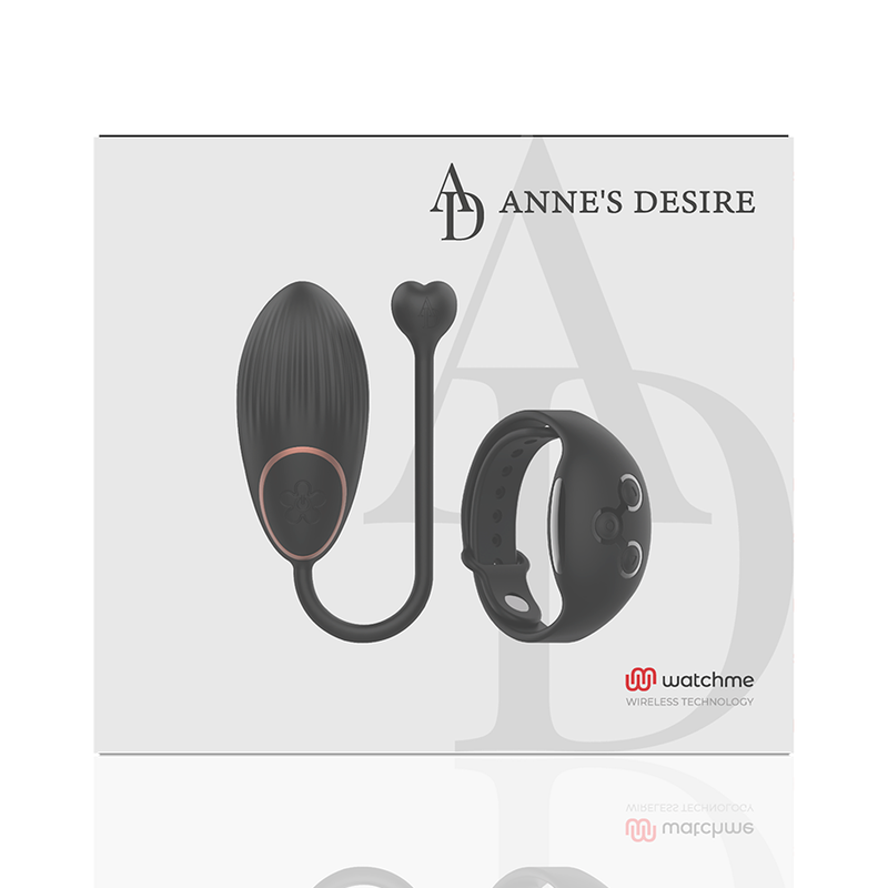 ANNE'S DESIRE Huevo Control Remoto Negro – Innovadora Tecnología Con Conexión App