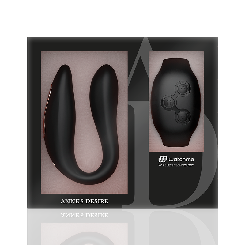 ANNE'S DESIRE - DUAL PLEASURE WATCHME TECHNOLOGY BLACK