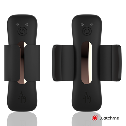 ANNE'S DESIRE Panty Pleasure Tecnología WatchMe Negro Y Dorado – Diseño Ergonómico Con Control Avanzado Para Placer Personalizado