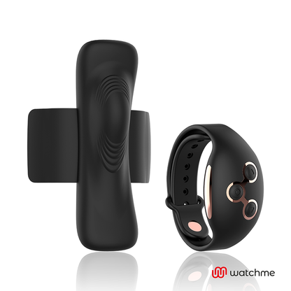 ANNE'S DESIRE Panty Pleasure Tecnología WatchMe Negro Y Dorado – Diseño Ergonómico Con Control Avanzado Para Placer Personalizado