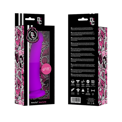 Delta Club Dildo Realista Lila – Silicona Médica Hipoalergénica Para Placer Seguro