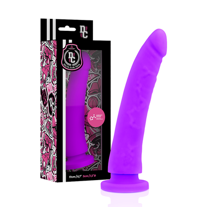 DELTA CLUB - TOYS ARNES + DILDO LILA SILICONA MEDICA 17 CM -O- 3 CM-DELTACLUB-Noxtic