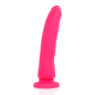 DELTA CLUB - TOYS DILDO + ARNES ROSA SILICONA MEDICA 20 CM -O- 4 CM-DELTACLUB-Noxtic