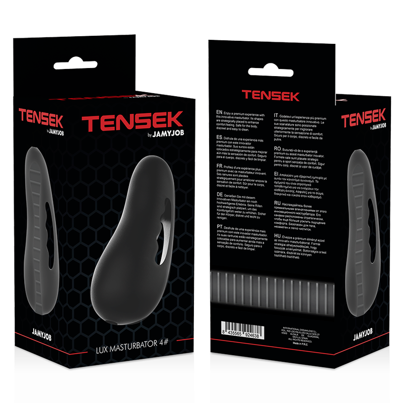 JAMYJOB Tensek 4 Negro – Masajeador Ergonómico Para Placer Personalizado