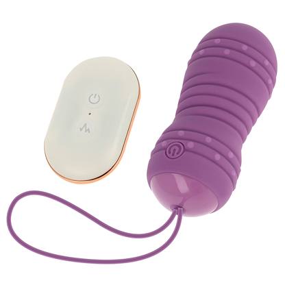 OHMAMA Huevo Control Remoto Lila – Juguete Con 7 Modos De Rotación Para Placer Personalizado